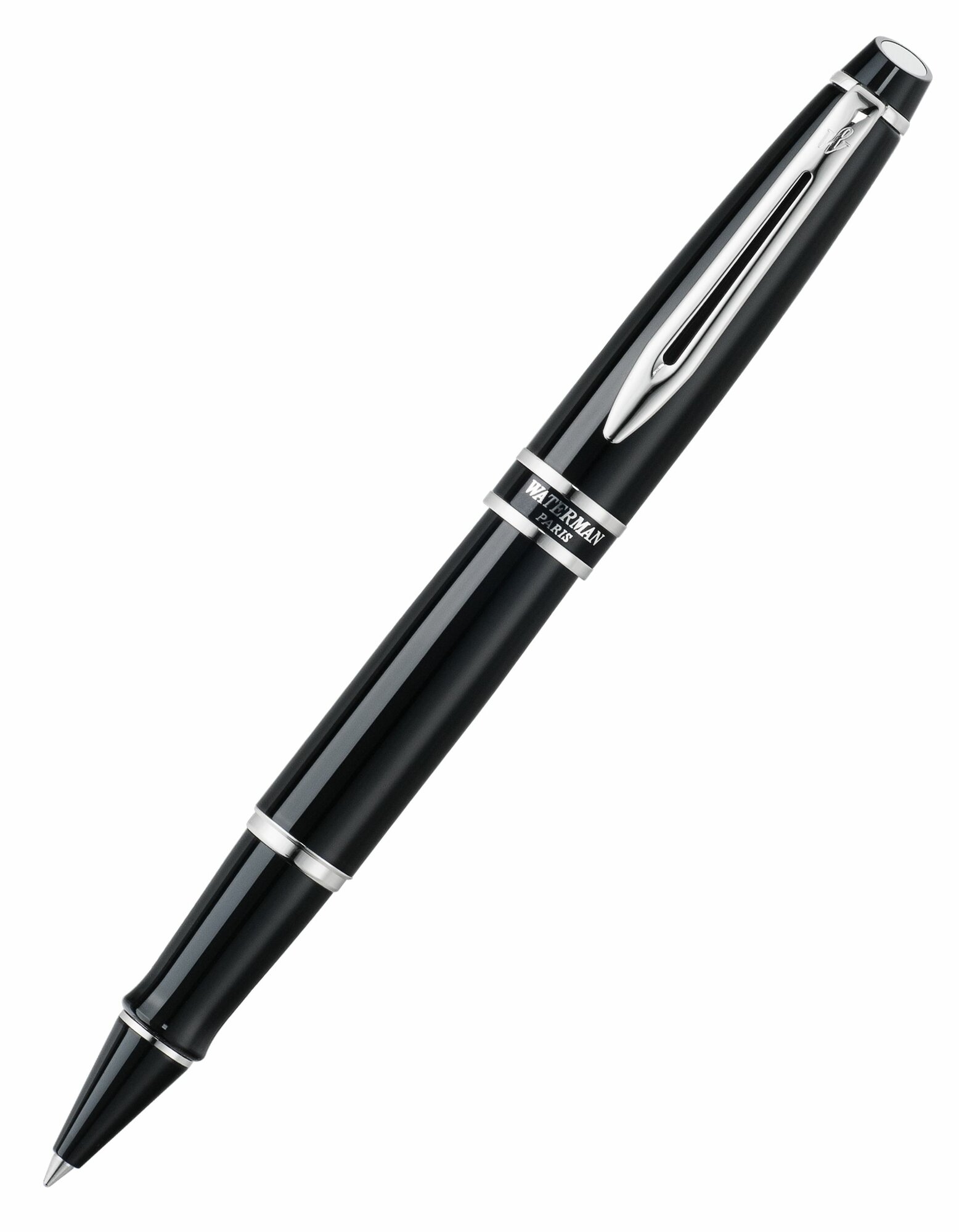 Ручка роллер Waterman Expert 3 (cws0951780) Black Laque CT F черн. черн. подар.кор. CWS0951780
