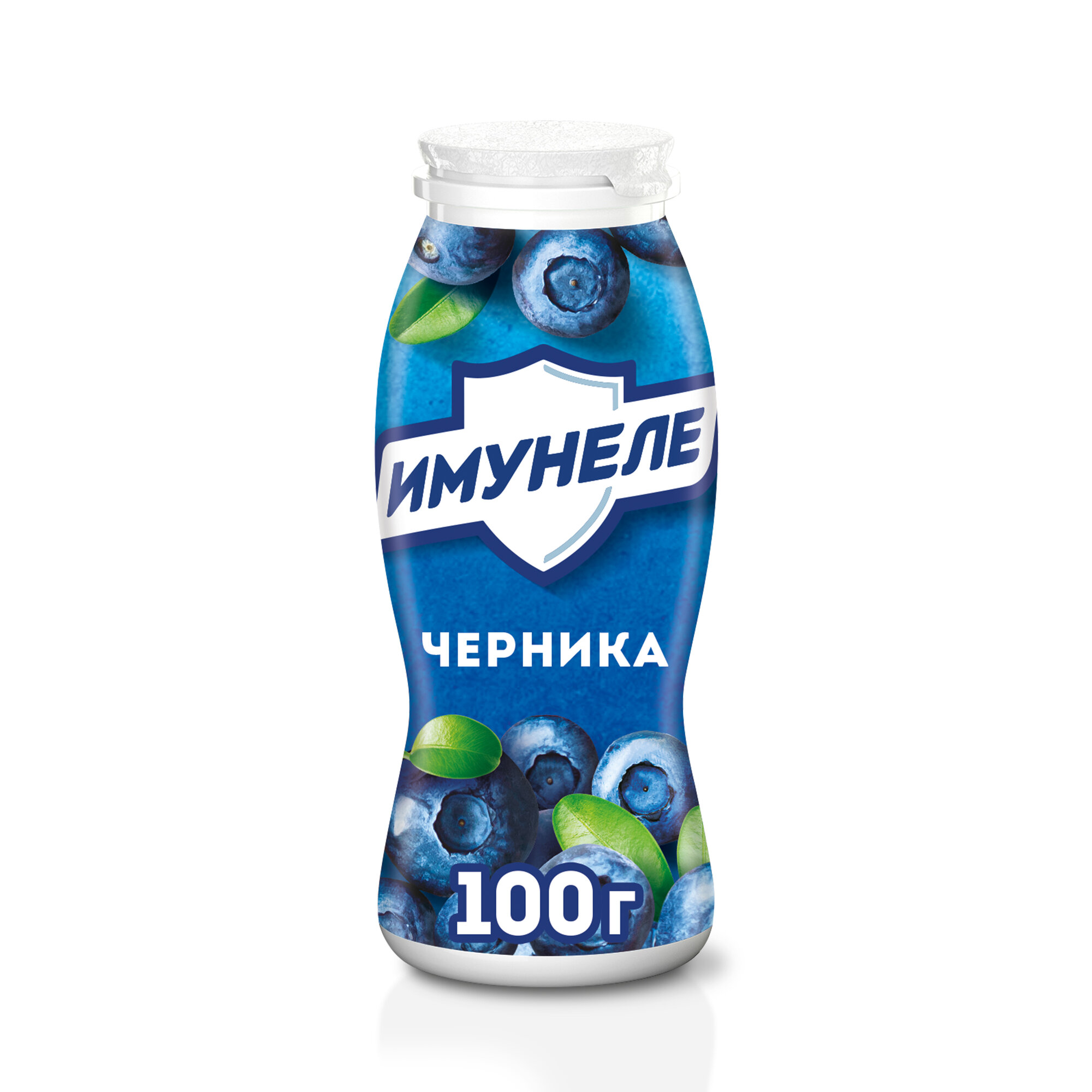 Напиток кисломолочный Имунеле со вкусом Черника 1,2%, 100г