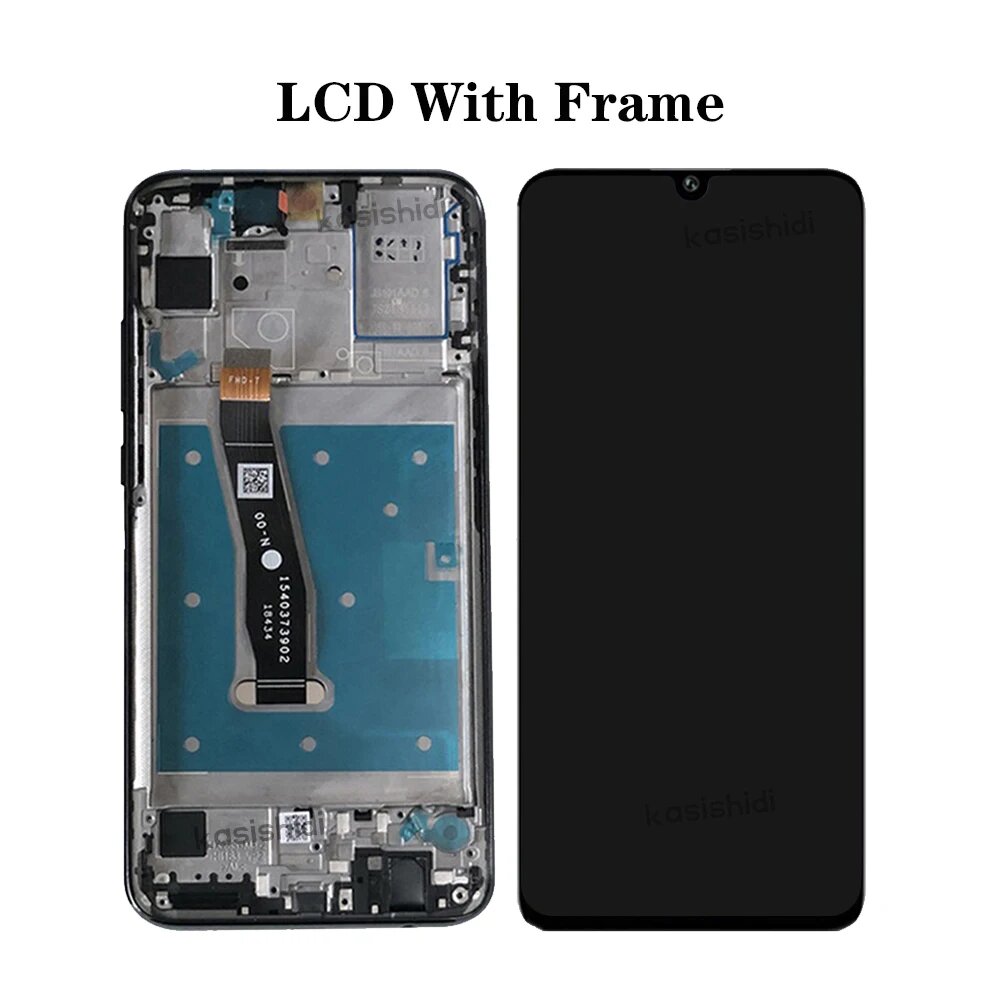 6,21 "ЖК-дисплей для Huawei Honor 10 Lite/honor 10i HRY-LX1 HRY-LX2 HRY-LX1T ЖК-дисплей с цифровым преобразователем сенсорного экрана в сборе + рамка, With Black Frame