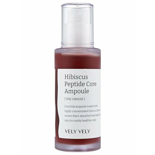 Сыворотка с экстрактом гибискуса и пептидами для упругости кожи Vely Vely Hibiscus Peptide Core Ampoule 40 мл