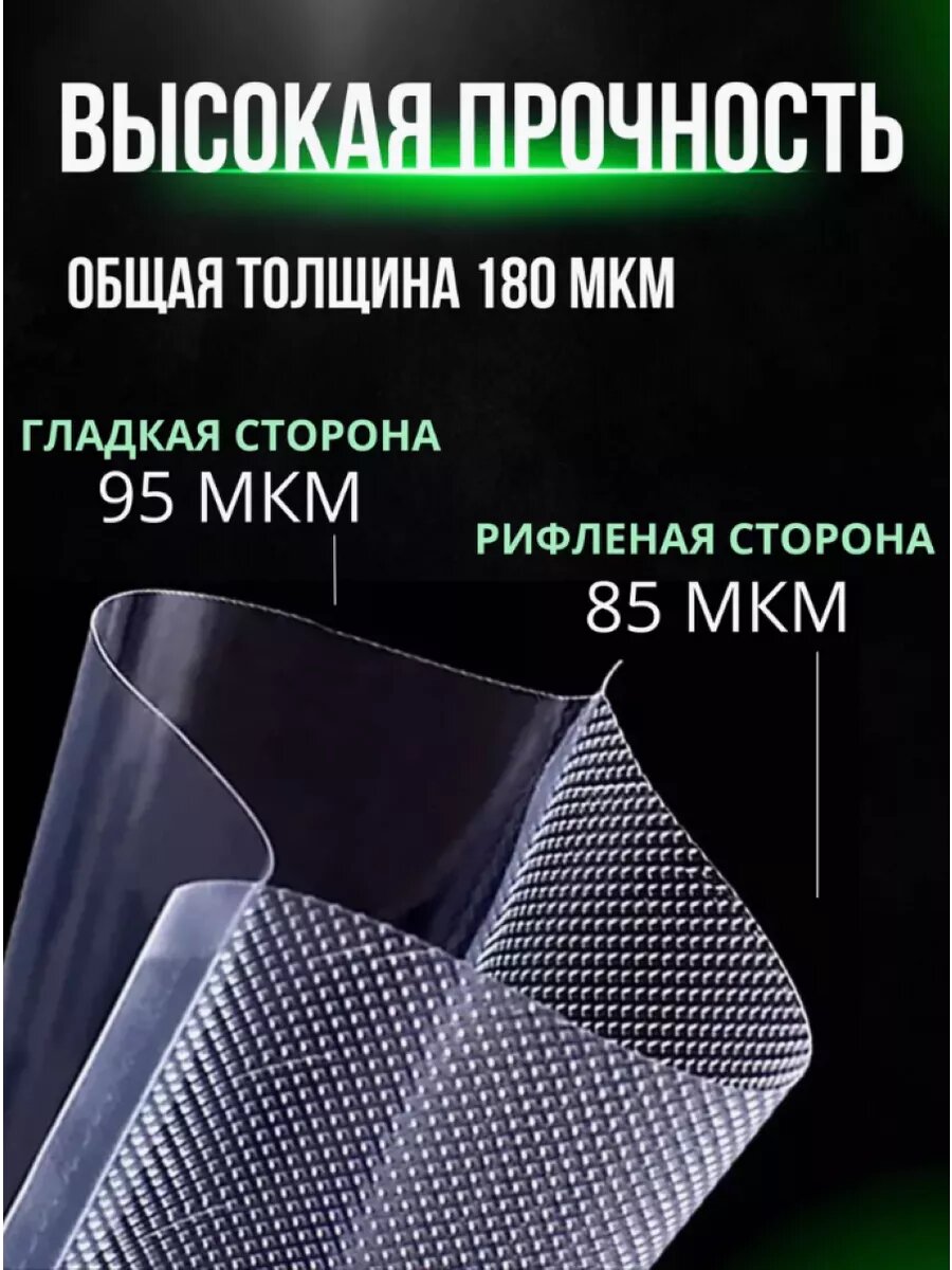 Пакеты для вакууматора рифленые 15х20 см 100 шт — фото 1