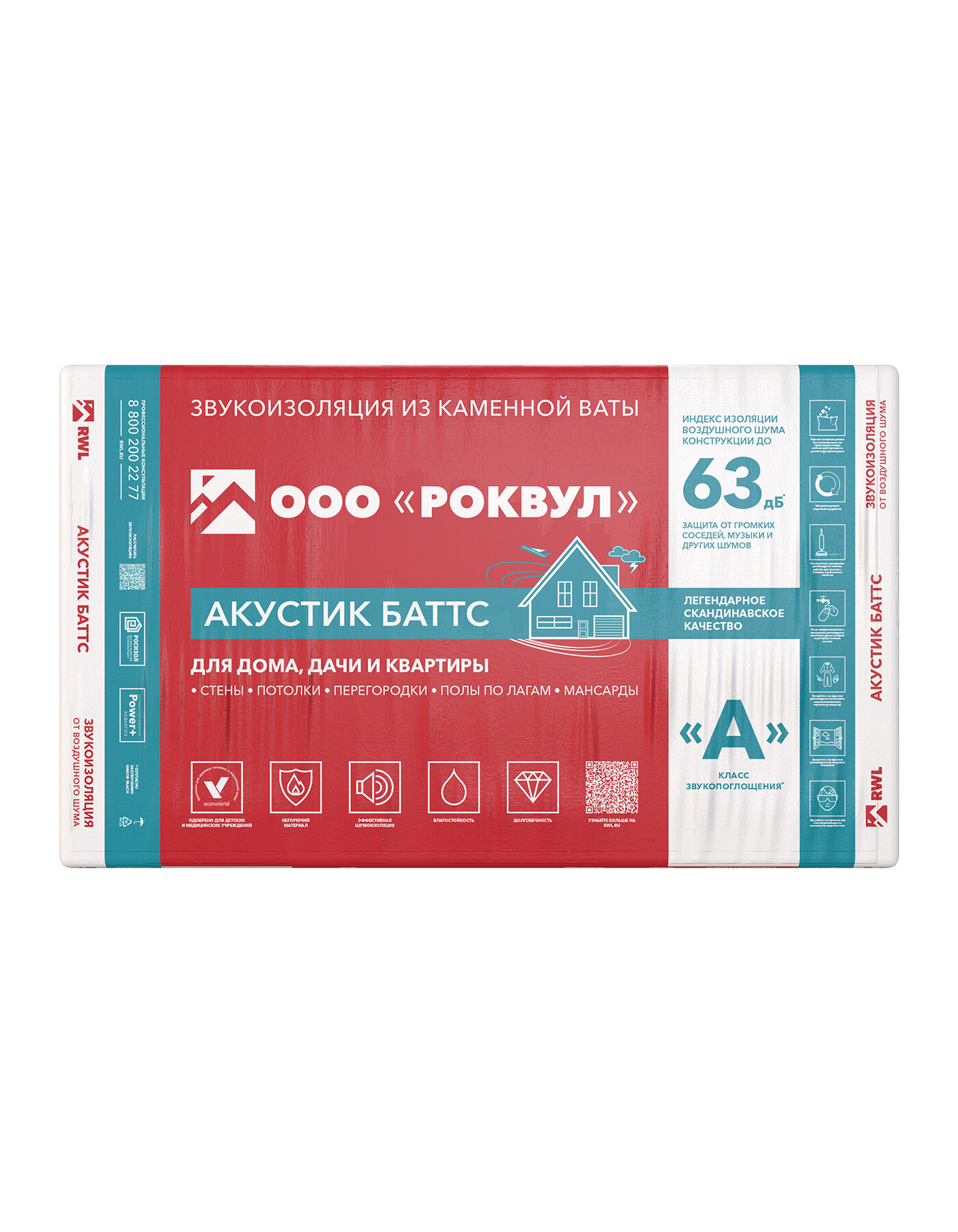 Звукоизоляционные плиты ROCKWOOL 