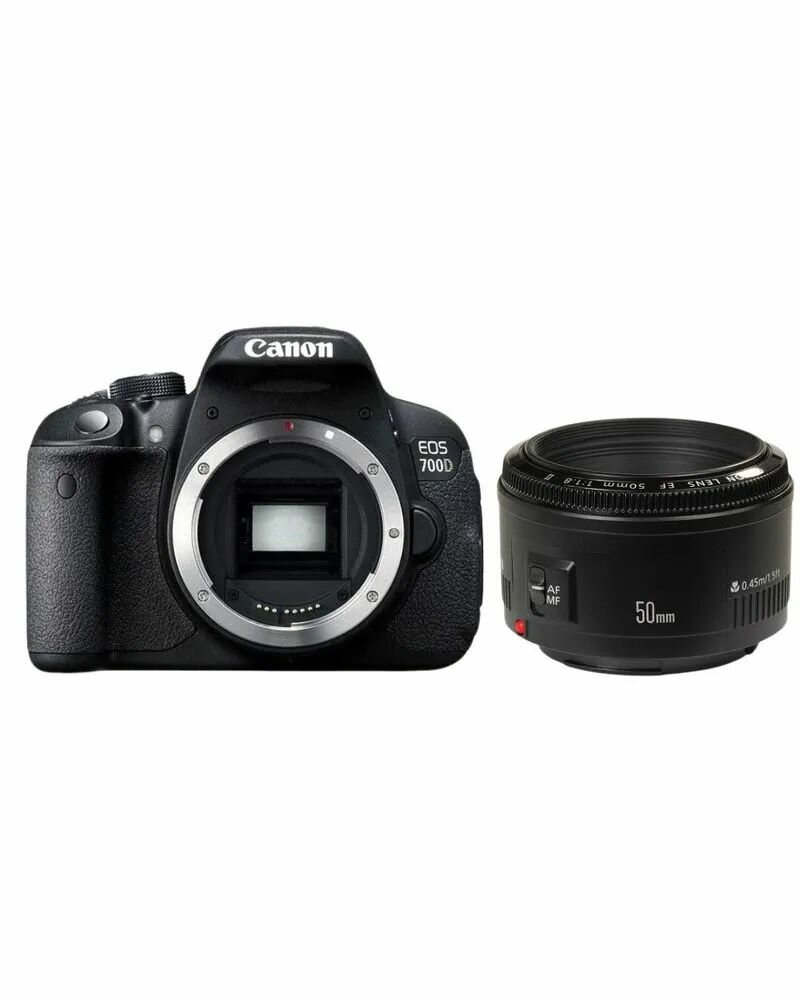 Фотоаппарат Canon 700D Kit 50mm 1.8 II