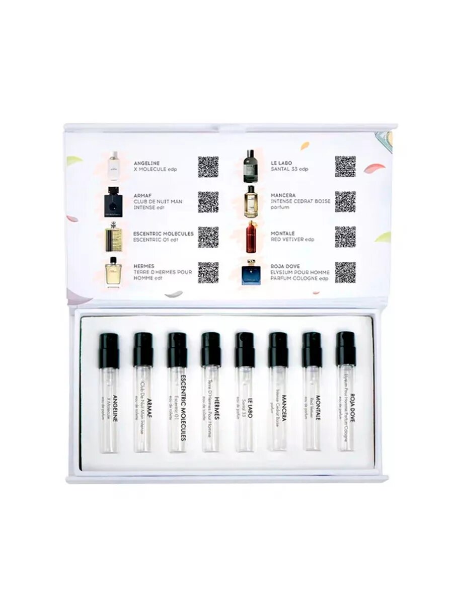 Набор Aroma Box "Телец для него", парфюмерная вода, 8 флакончиков, 1.5 мл