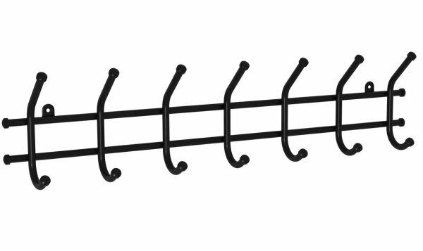 Вешалка Норма 7 черн 67,5x8x16,5 см