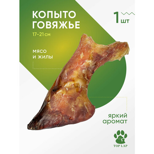 Копыто говяжье 1 шт, лакомства для собак мелких пород натуральные, кость для собак, грызть для собак