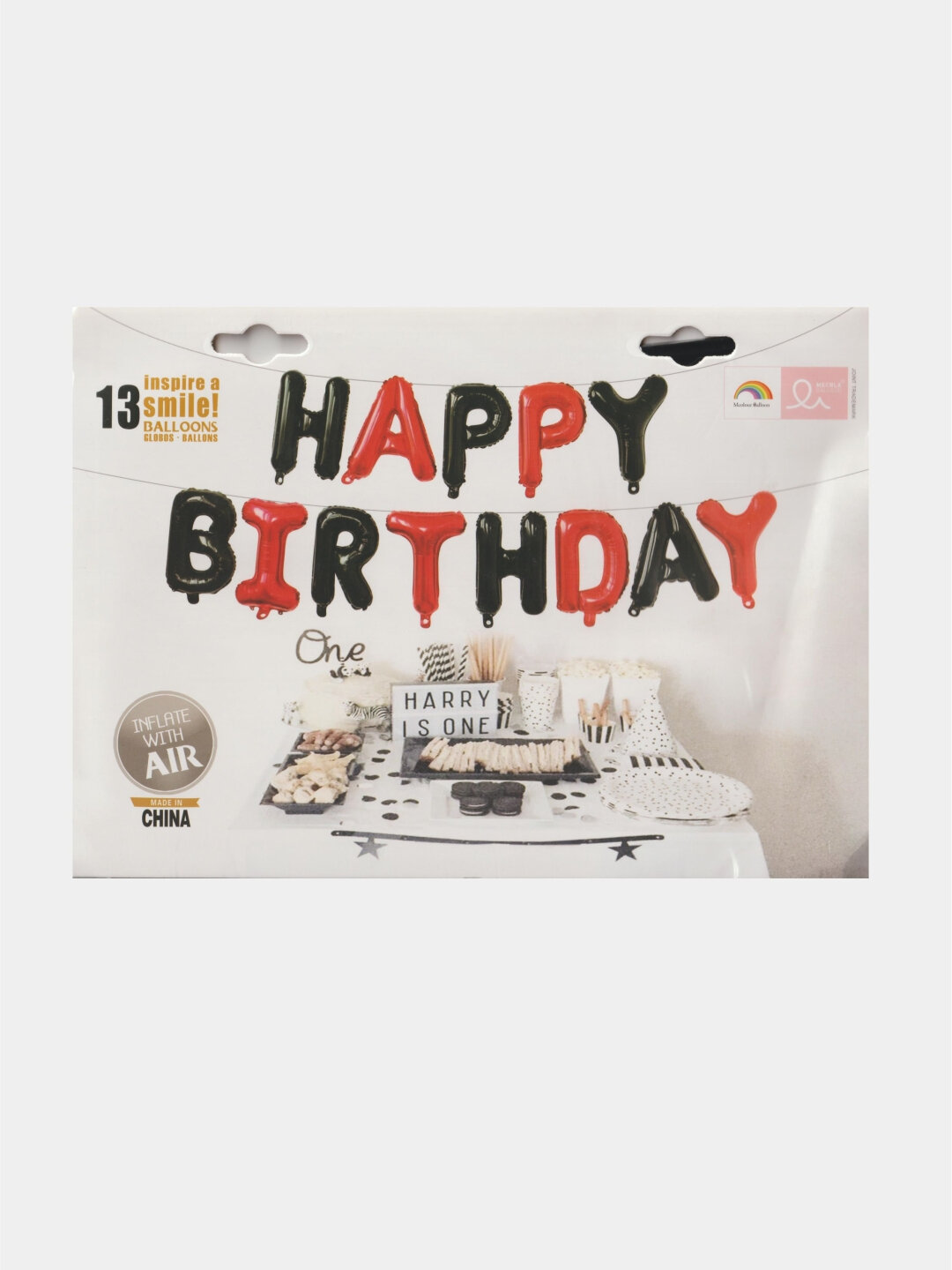 Набор воздушных шаров на день рождения - Кораллово-розовый