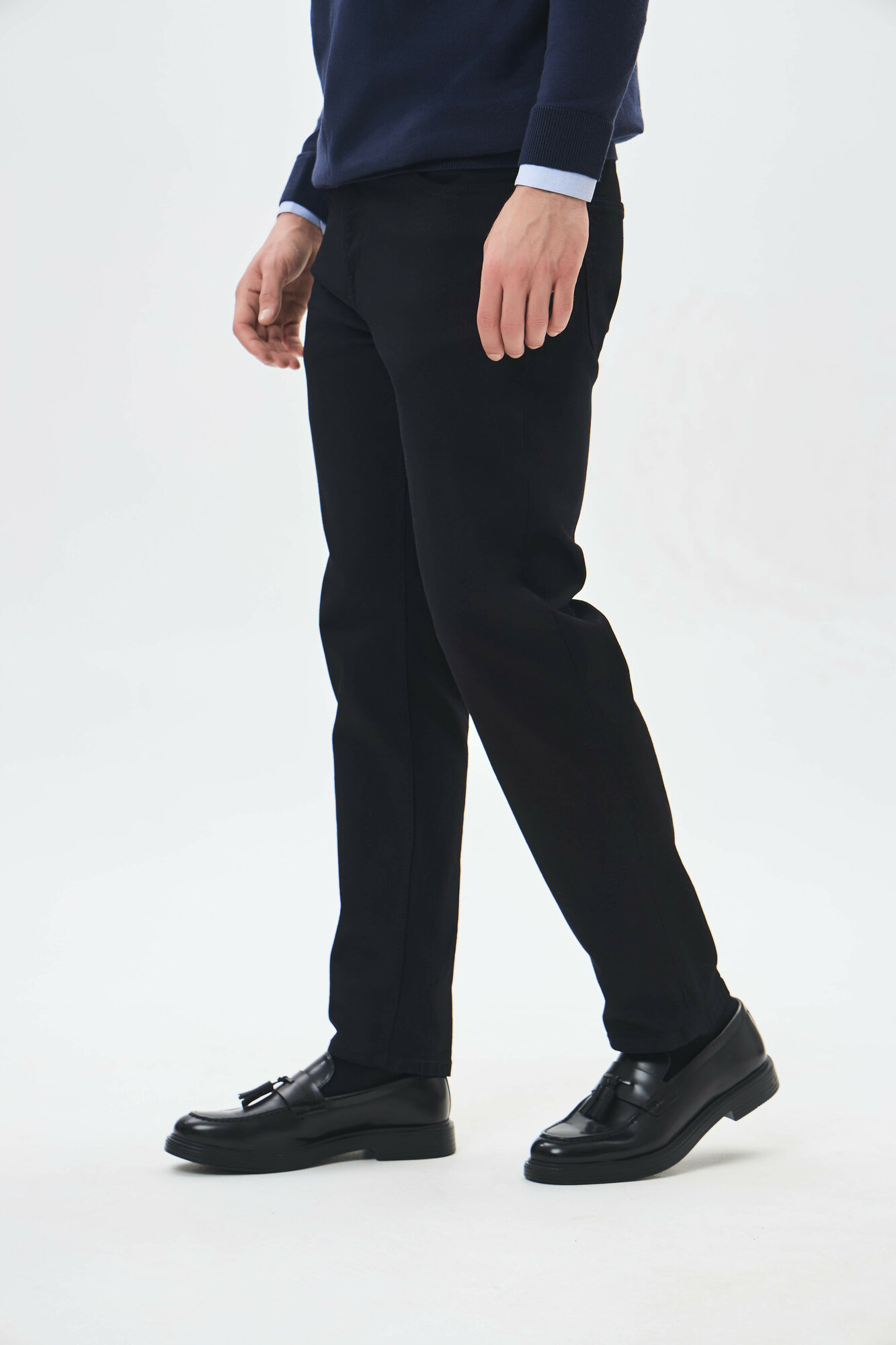 Джинсы классические TERRA PRO TERRA PRO, размер 34, navy — фото 1