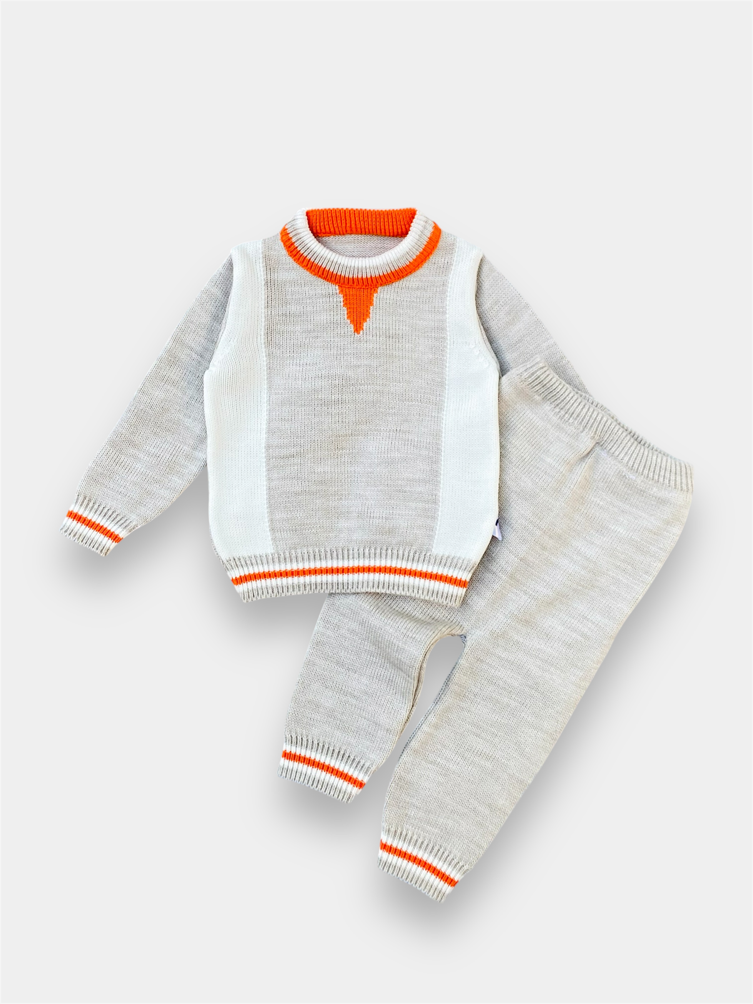 Комплект одежды Gunesh Line Textile Линейка, размер 86, бежевый. — фото 1