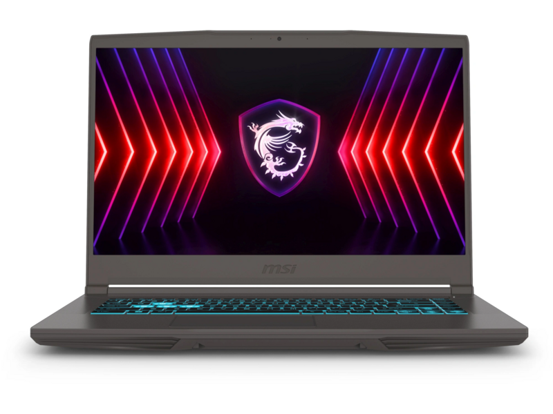 Ноутбук Thin 15 B13VE-2650XRU Core i5 13420H 16Gb SSD512Gb NVIDIA GeForce RTX4050 6Gb 15.6" IPS FHD (1920x1080) FreeDOS grey space WiFi BT Cam (9S7-16R831-2650)