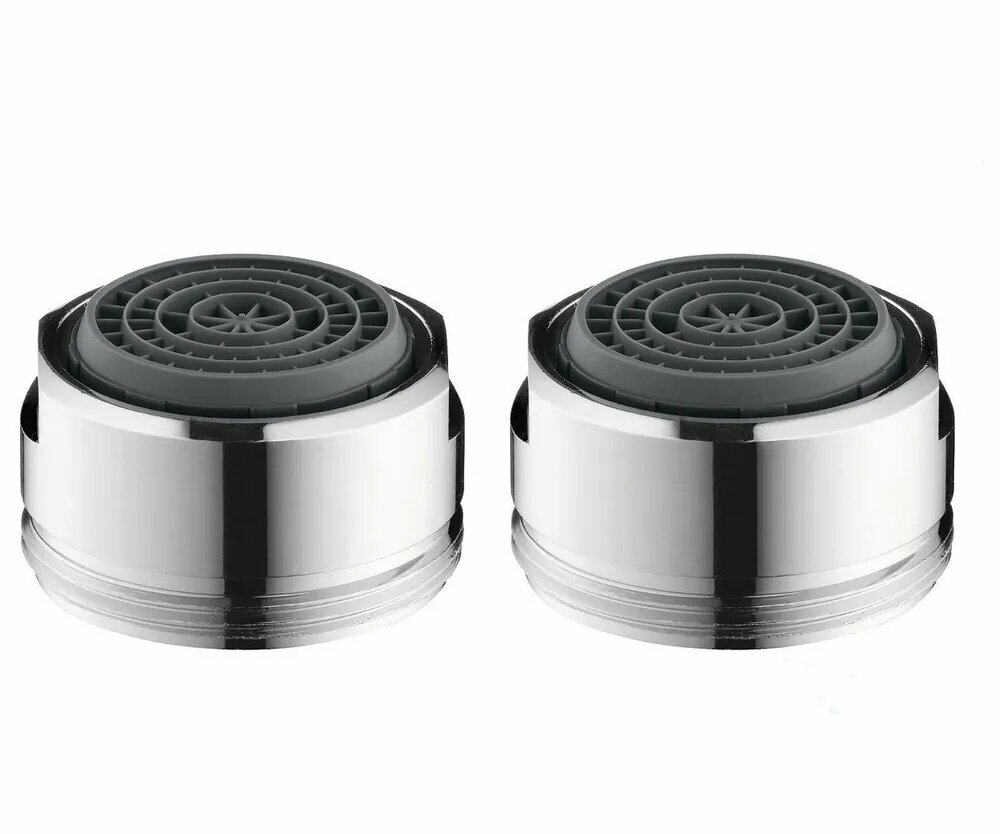 Hansgrohe Аэраторы (комплект 2 шт) М24 (5 л/мин) QuickClean Softjet 13182000