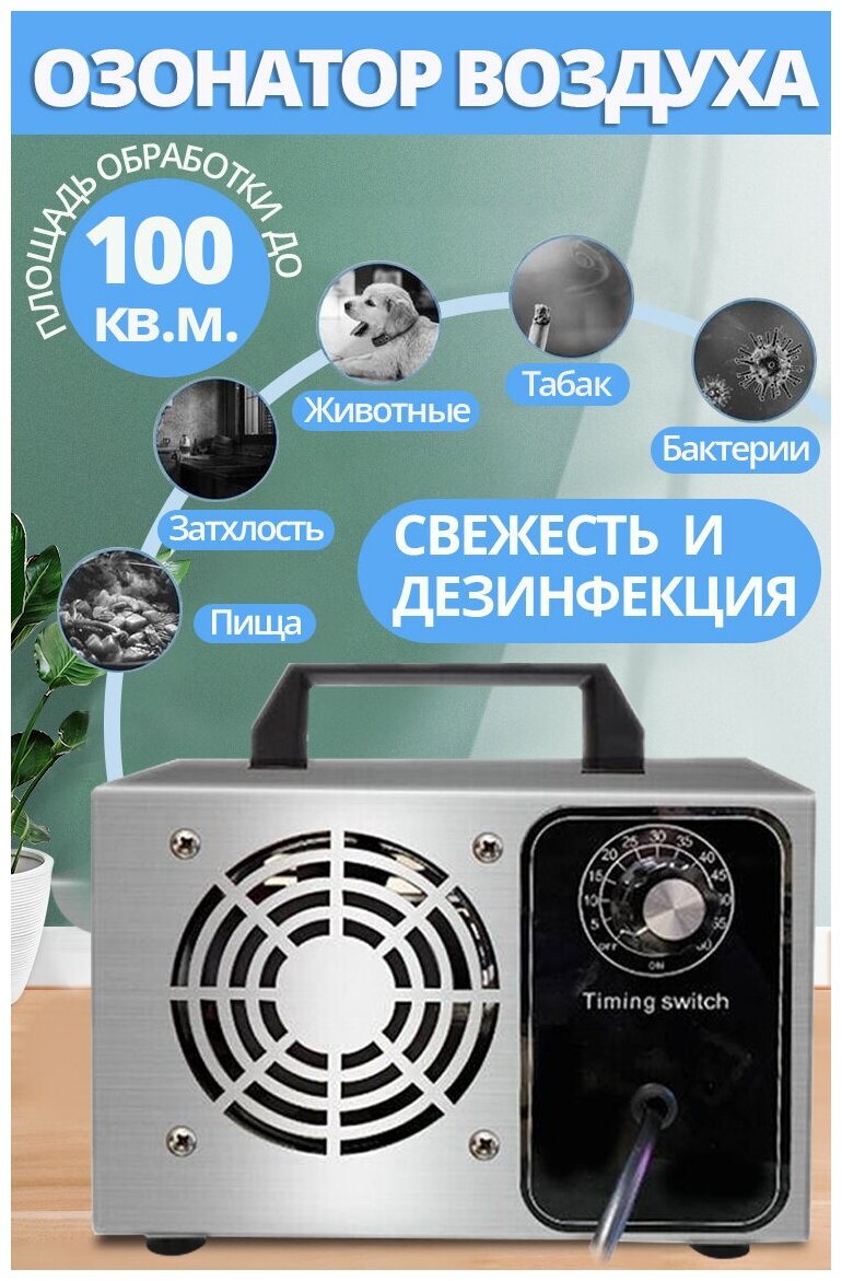Озонатор воздуха для дома и офиса дезинфекция и удаление запахов