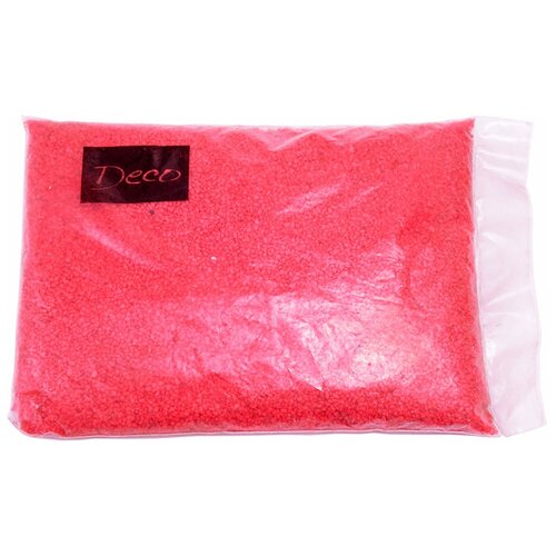 Цветной песок Deco для творчества и декора фракция 12-18 мм Цвет Красный 518₽