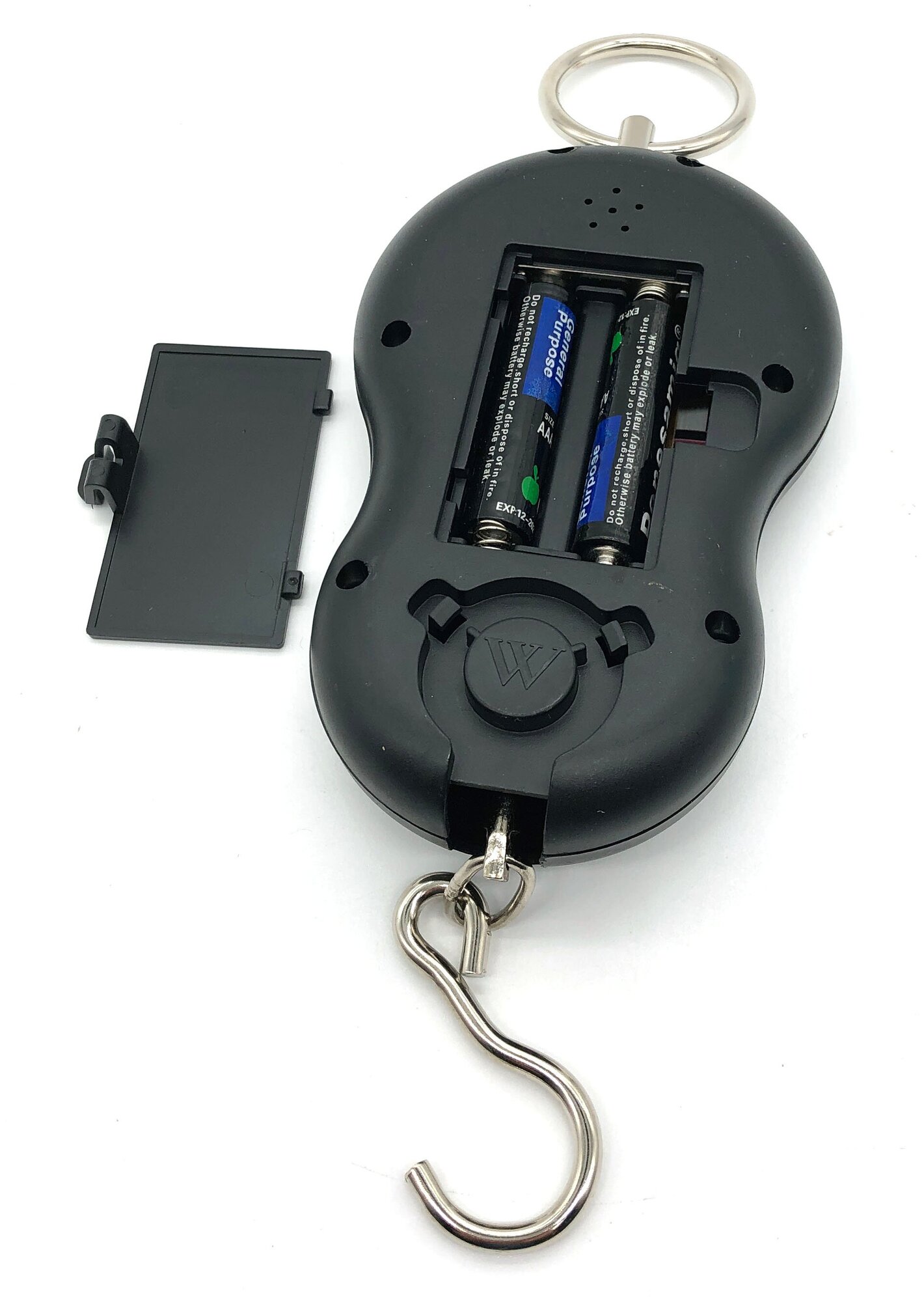 Электронные весы безмен для багажа с дисплеем PORTABLE ELECTRONIC SCALE черные; портативные ручные с подсветкой и крючком; весы кухонные; до 50 кг - фотография № 6