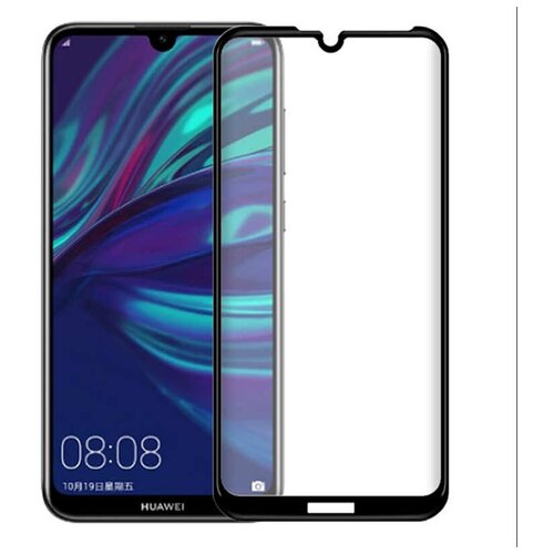 3D/5D защитное стекло MyPads для Huawei Honor 8A/ Huawei Y6 (2019)/ Honor 8A Pro/ Y6 Prime 2019/ Huawei Y6s с закругленными изогнутыми краями кот.