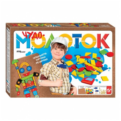 фото Степ пазл развивающая игра «чудо-молоток» step puzzle