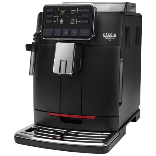 Кофемашина Gaggia Cadorna Plus Black RI9601/01, 1850Вт, 1,5 л, 300г, черный