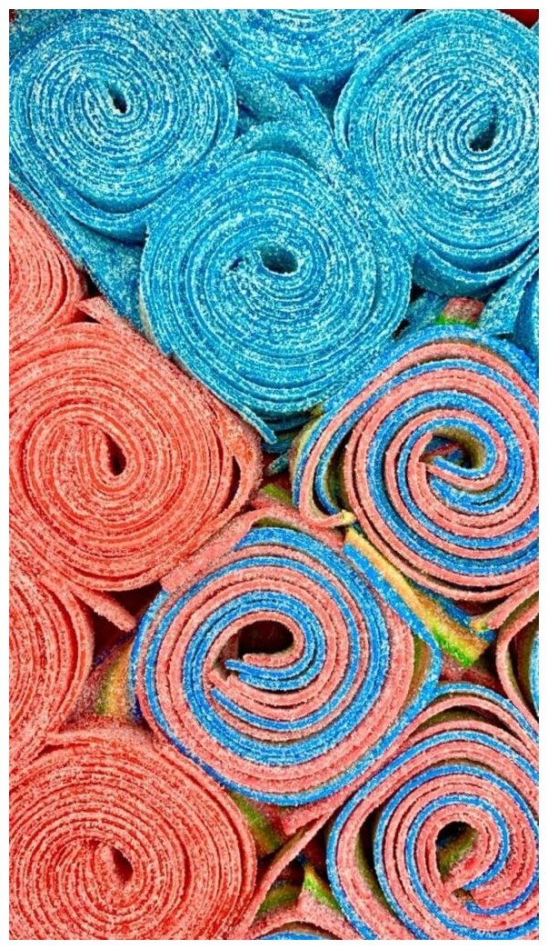 Жевательный мармелад ассорти полоски разноцветные пластинки кислые ремешки радуга 400 гр - фотография № 4