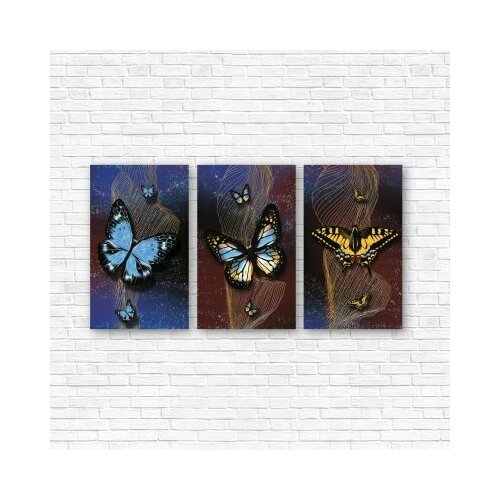 Модульная картина Поколение бабочек