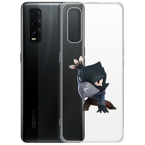 Чехол-накладка Clear Case Brawl Stars-Ворон для OPPO Find X2 чехол накладка clear case brawl stars ворон для huawei mate 30