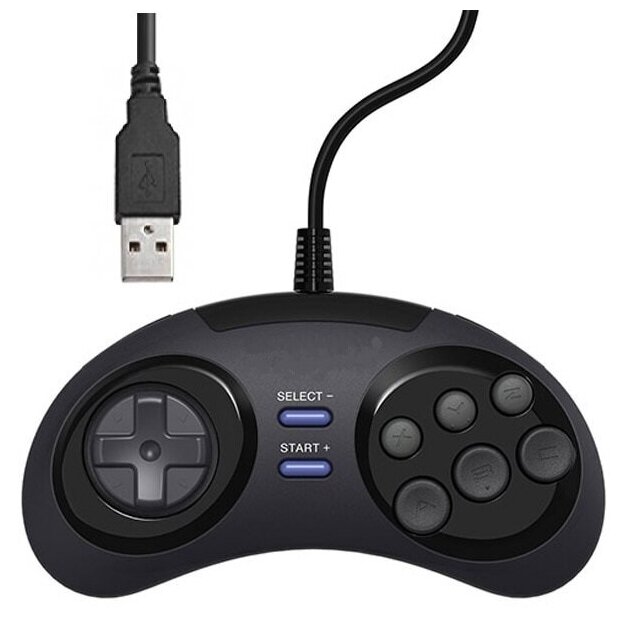 Игровой джойстик PALMEXX SEGA для ПК ноутбука SmartTV; USB20 проводной 18м