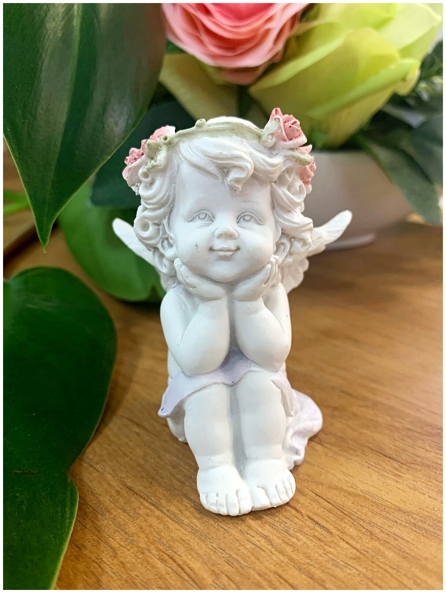 фото Статуэтка BLT, фигурка девочка ангел , ангелочек ангелок амур