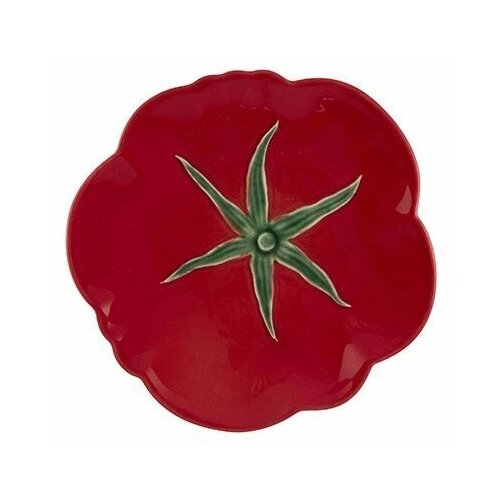 Тарелка Bordallo Pinheiro Томат, 1 шт, Керамика, диаметр 21 см