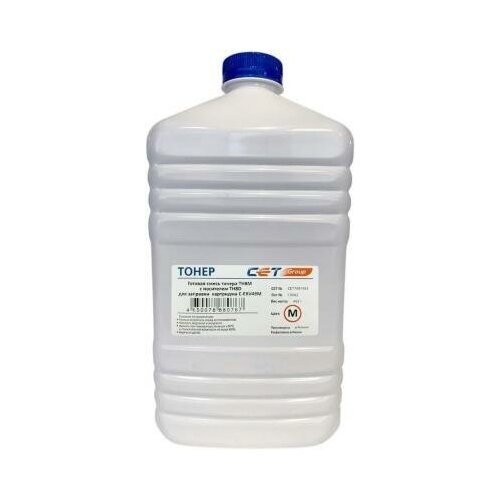 фото Cet тонер cet tf8m/tf8d cet7497463 пурпурный бутылка 463гр. (в компл.:девелопер) для принтера canon c3325i/3330i/3320