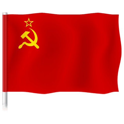 флаг ссср с гербом 70x105 см Флаг СССР / Флаг Советского союза / 70x105 см.