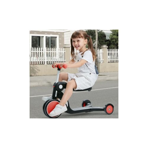 Детский велосипед-беговел Bebehoo 5-in-1 Multi-function Deformation Stroller Red (DGN5-2)