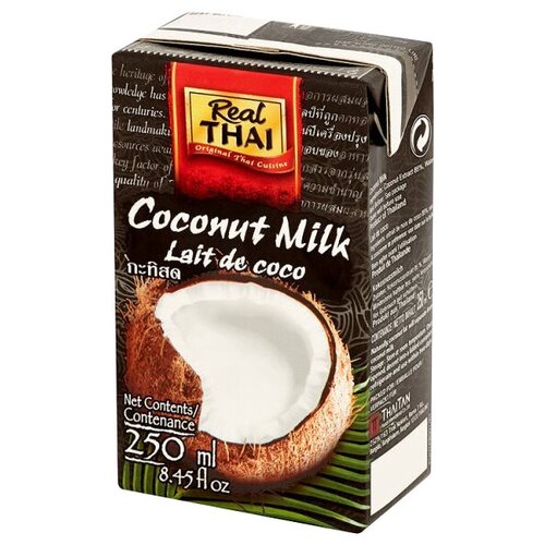 Кокосовое молоко 85% REAL THAI, 250 мл.