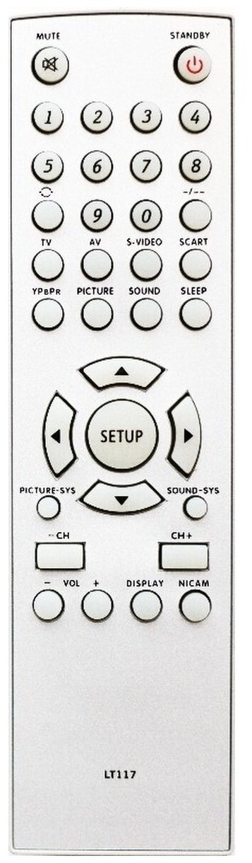 Пульт ДУ для BBK LT117 (LT2000S LT2002S)