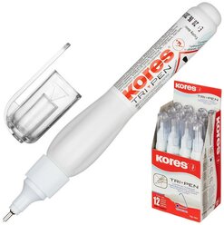 Корректирующий карандаш 10г (8мл)Kores Tri Pen, металлический наконечник 4 шт.