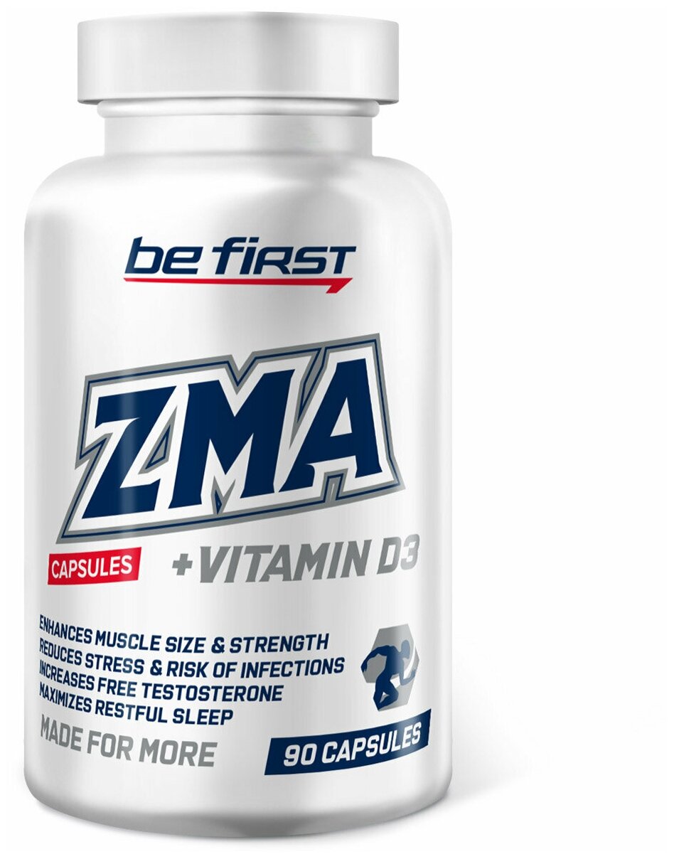 Be First ZMA + Vitamin D3 (90 капс.)