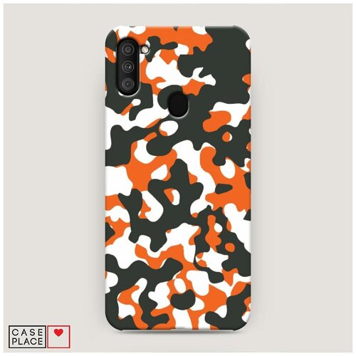фото Чехол пластиковый samsung galaxy m11 камуфляж 6 case place