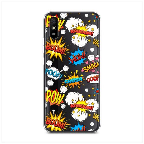 фото Силиконовый чехол "поп арт эффекты" на xiaomi redmi 9a / сяоми редми 9а case place