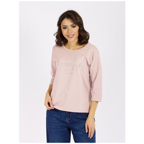 Лонгслив CKS бледно- розовый, размер L