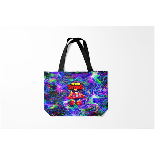 фото Сумка-шоппер / 46х35 см / геймерам / brawl stars surge вольт burnettie