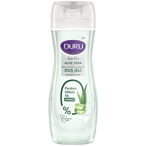 Гель для душа DURU Hydro Pure Алоэ Вера, 450 мл, 450 г гель для душа duru hydro pure алоэ вера 450 мл 450 г