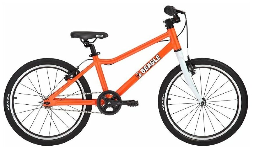 Велосипед Beagle 120 оранжевый/белый
