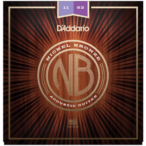 Комплект струн для акустической гитары D'Addario NB1152