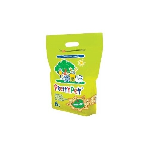 Pretty Cat Наполнитель для грызунов осиновые гранулы (PrettyPet) 6 л | PrettyPet 2 кг 34307 (2 шт)