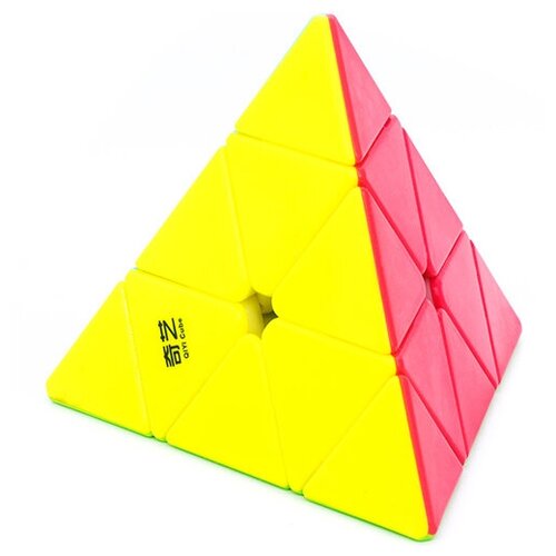 Пирамидка для спидкубинга QiYi MoFangGe Pyraminx QiMing Цветной пластик