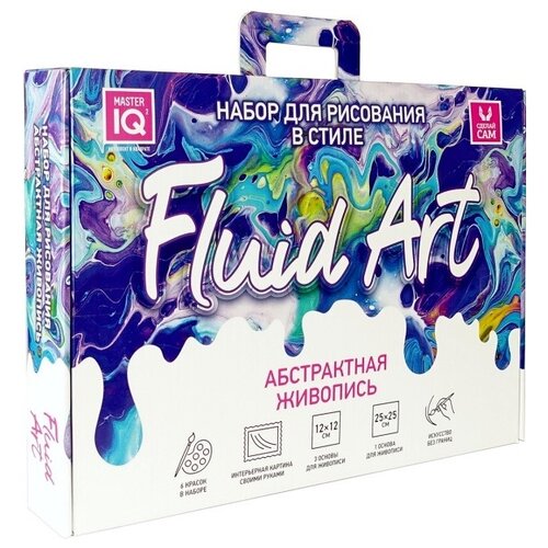 Master IQ² Набор для творчества Абстрактная живопись в технике Fluid Art 3020 725 шт.