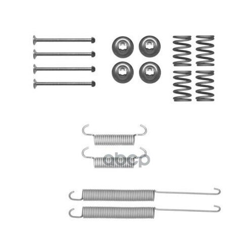 BEHR-HELLA 8DZ355205-411 Ремкомплект тормозных колодок 1шт