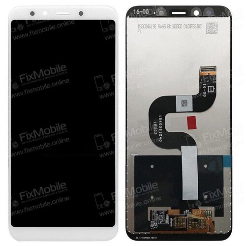 Дисплей с тачскрином для Xiaomi Mi 6X (белый) дисплей для xiaomi mi 6x с тачскрином черный