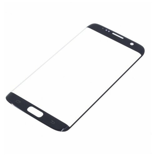 Стекло модуля для Samsung G935 Galaxy S7 Edge, черный, AA