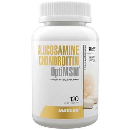 Препарат для укрепления связок и суставов Maxler Glucosamine Chondroitin OptiMSM, 120 шт.