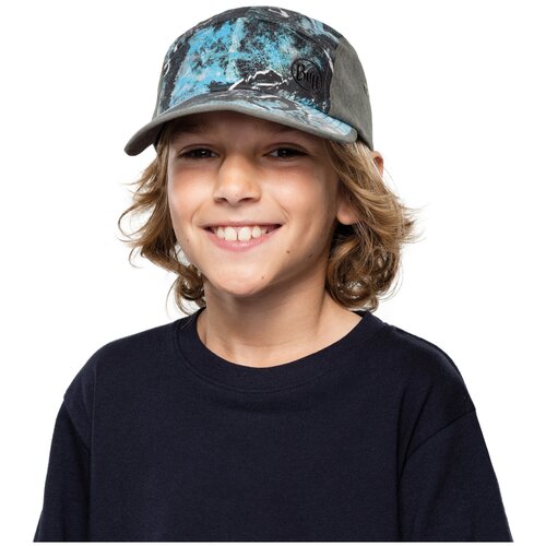 Кепка Buff 5 Panels Cap Kids Sway Multi серый/голубой  