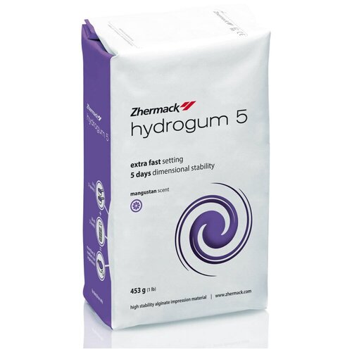 ZHERMACK/HYDROGUM 5 Альгинат беспыльный эластичный, слепочная масса 450 г